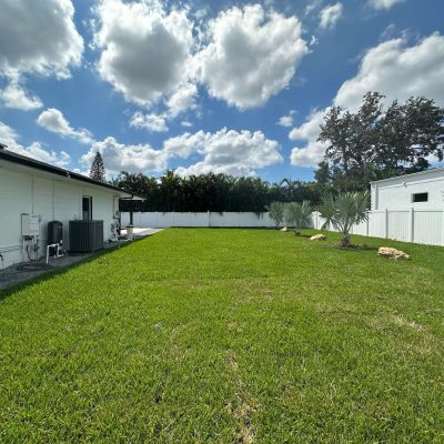 Sod install of St Augustine in Florida.