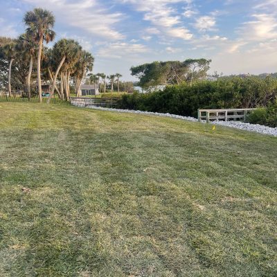 St Augustine sod services installed and ready for lush lawn tomorrow.