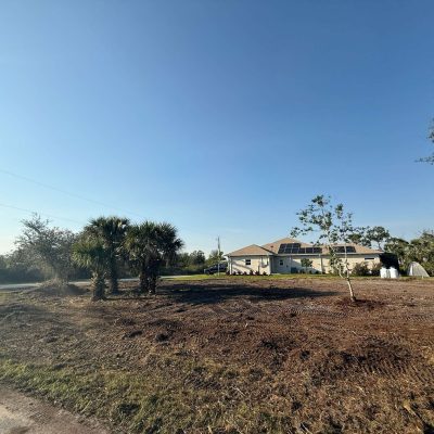 Land cleared and forestry mulched.