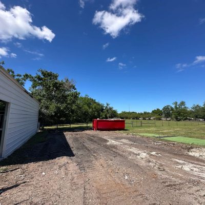 Site cleaned up after recent demo.