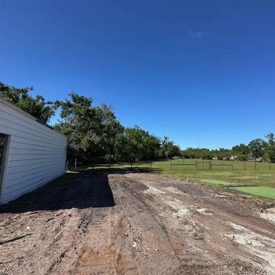 Site cleaned up after recent demo.